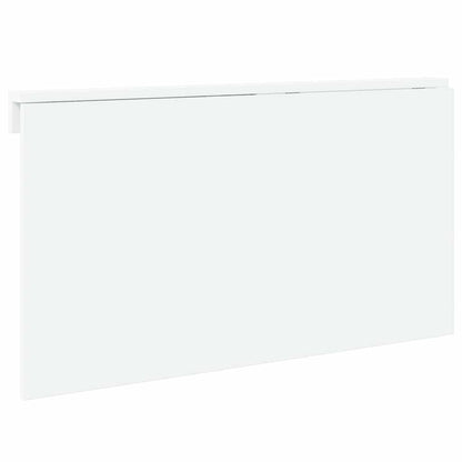 Tavolino Muro Pieghevole Bianco Lucido 100x60x56 cm Multistrato