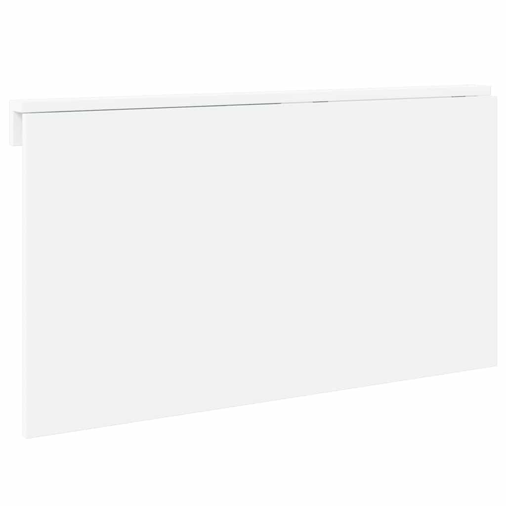 Tavolino Muro Pieghevole Bianco Lucido 100x60x56 cm Multistrato - homemem39