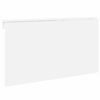 Tavolino Muro Pieghevole Bianco Lucido 100x60x56 cm Multistrato - homemem39
