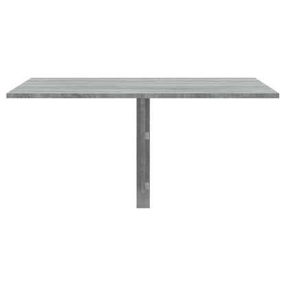 Tavolino Muro Pieghevole Grigio Sonoma 100x60x56 cm Multistrato