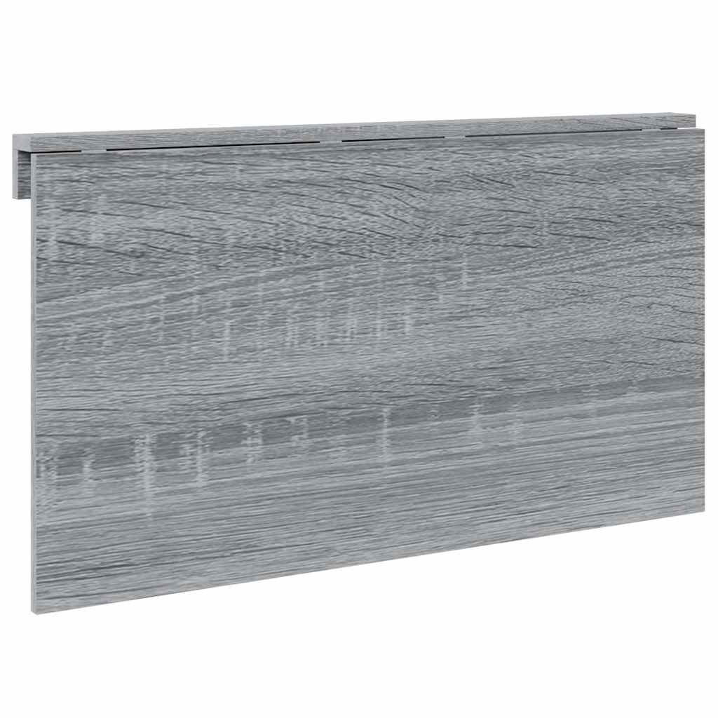 Tavolino Muro Pieghevole Grigio Sonoma 100x60x56 cm Multistrato - homemem39