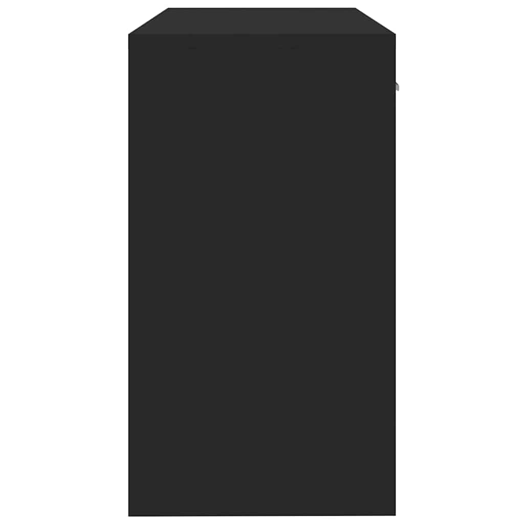 Scrivania Cassetto Nero 100x40x73cm Legno Multistrato