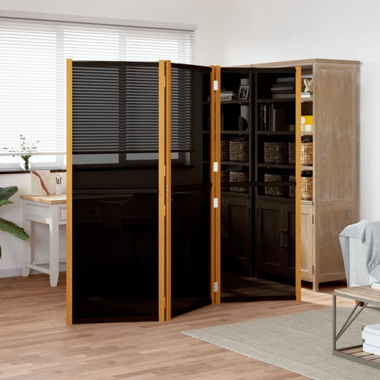 Paravento a 3 Pannelli Nero 210x180 cm | homemem39