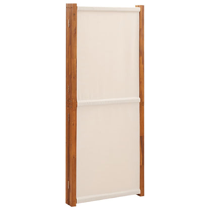 Divisorio a 4 Pannelli Bianco Crema 280x180 cm - homemem39