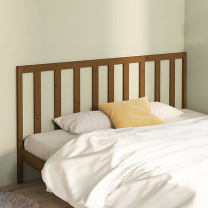 Testiera per Letto Ambra 186x4x100 cm in Legno Massello di Pino