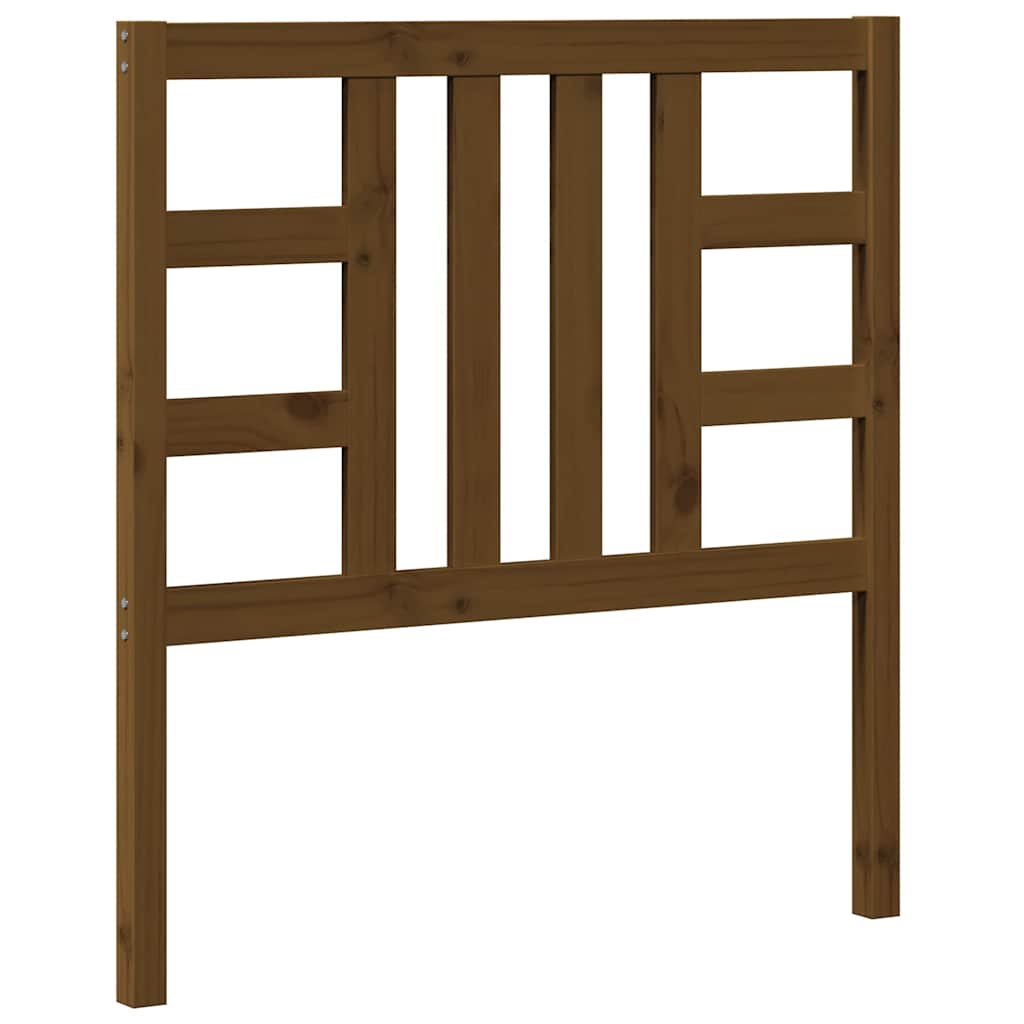 Testiera per Letto Ambra 96x4x100 cm in Legno Massello di Pino | homemem39