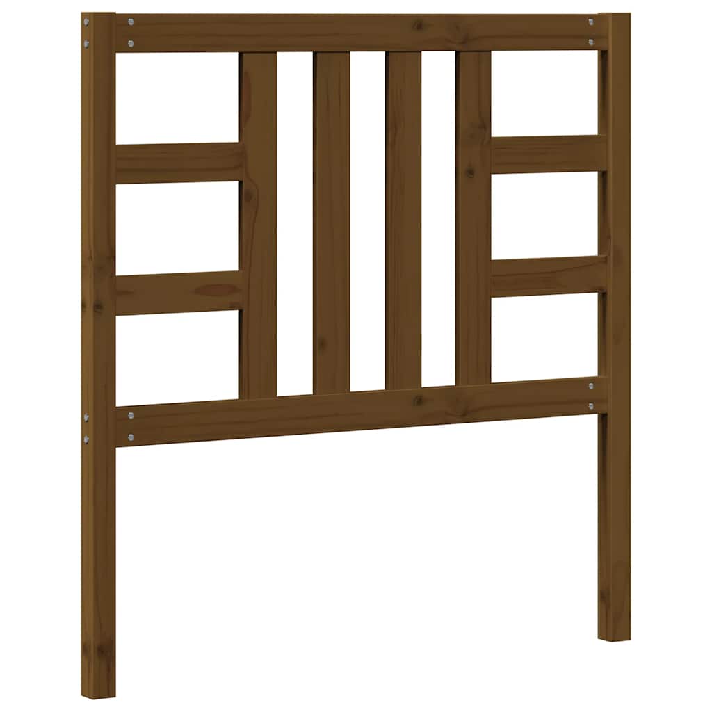 Testiera per Letto Ambra 96x4x100 cm in Legno Massello di Pino