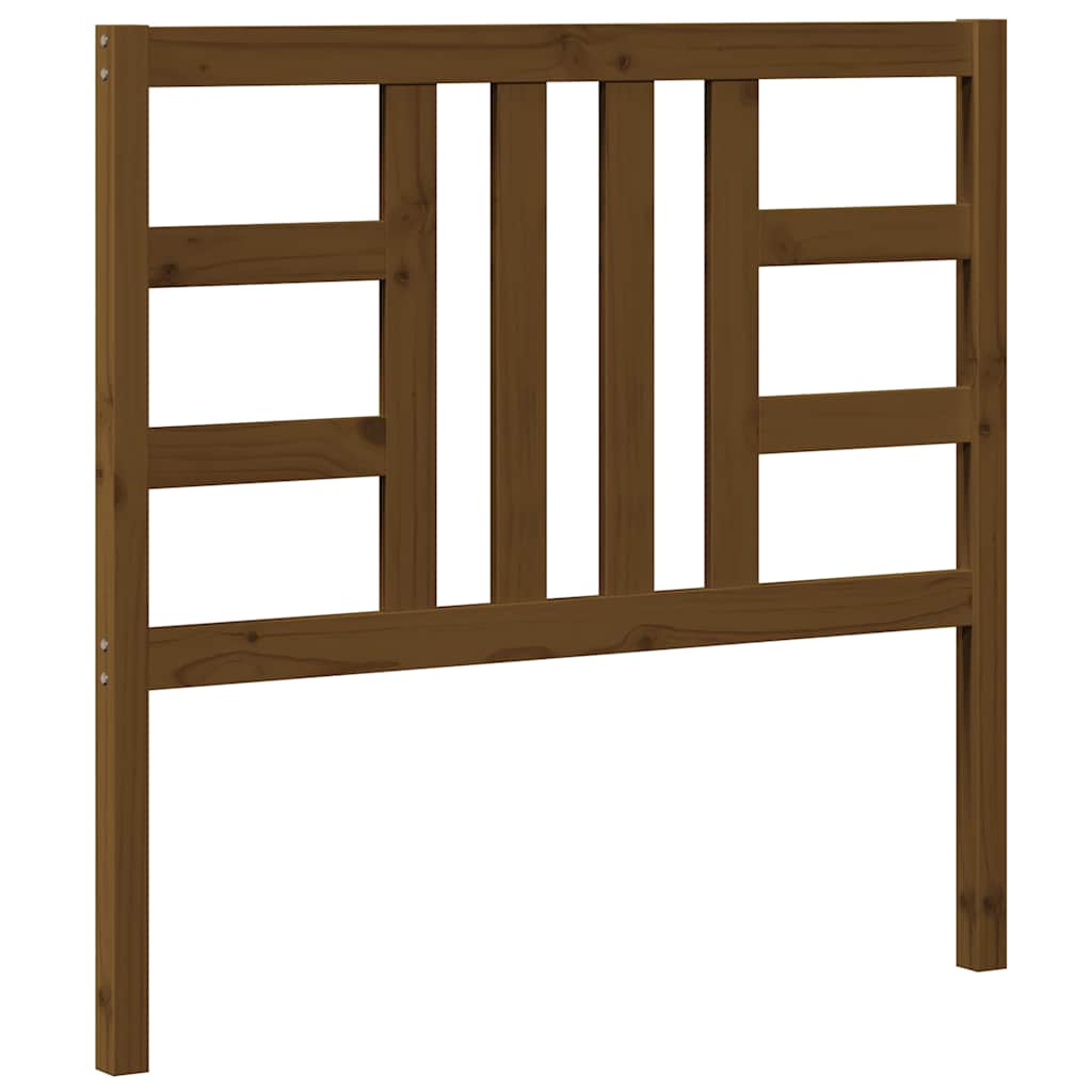 Testiera per Letto Ambra 106x4x100 cm in Legno Massello di Pino