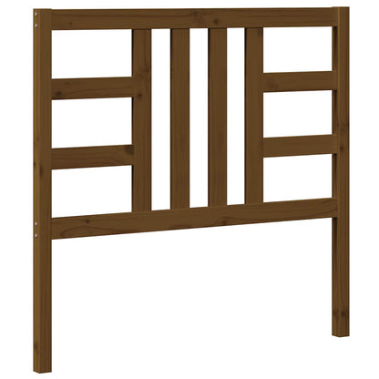 Testiera per Letto Ambra 106x4x100 cm in Legno Massello di Pino