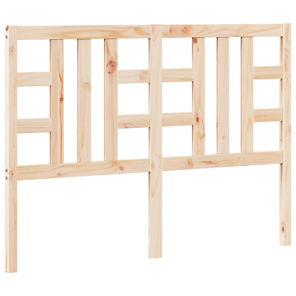 Testiera per Letto 141x4x100 cm in Legno Massello di Pino