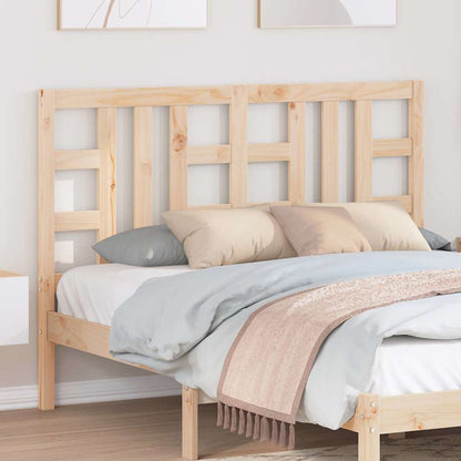 Testiera per Letto 141x4x100 cm in Legno Massello di Pino | homemem39