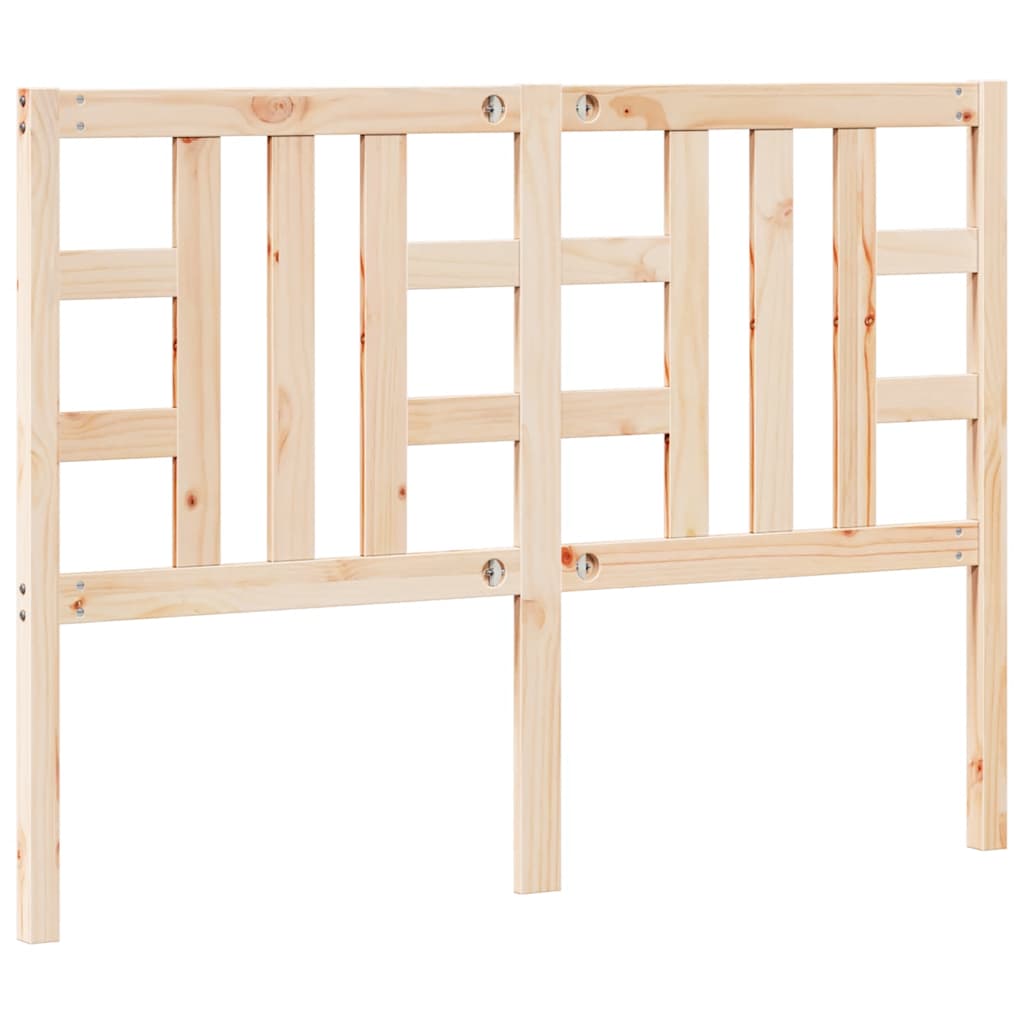 Testiera per Letto 141x4x100 cm in Legno Massello di Pino | homemem39