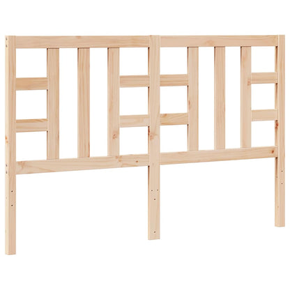 Testiera per Letto 146x4x100 cm in Legno Massello di Pino