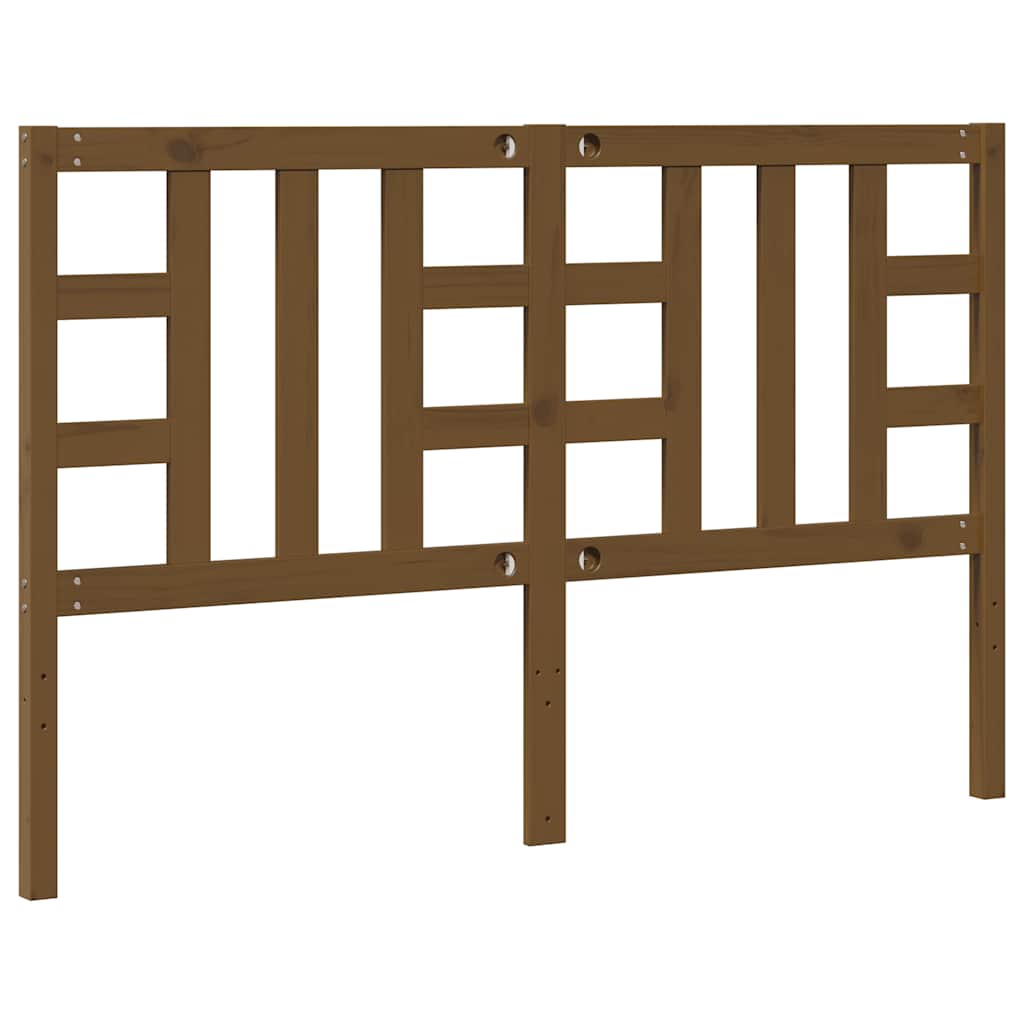 Testiera per Letto Ambra 146x4x100 cm in Legno Massello di Pino | homemem39