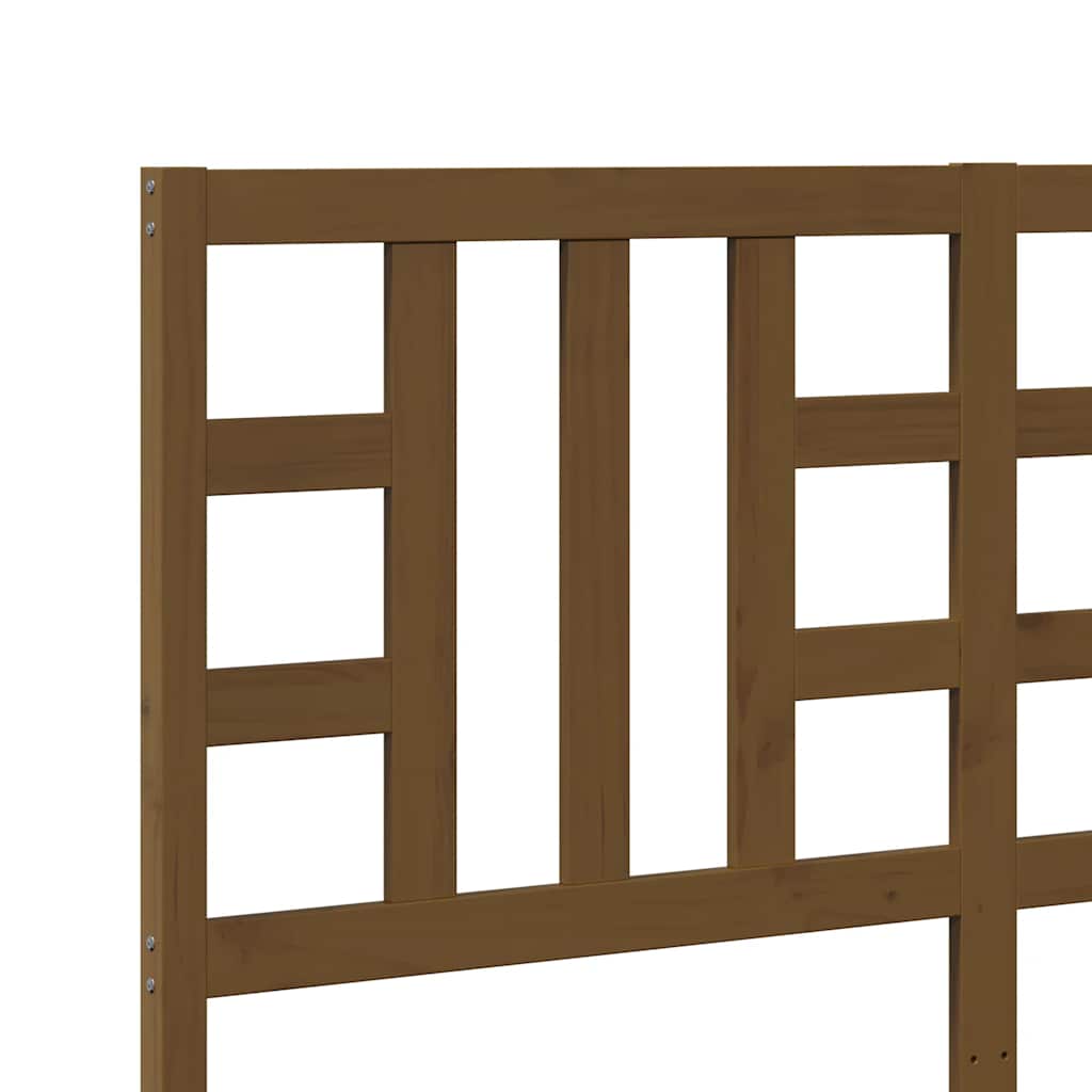 Kopfteil des Amber-Bettes 146 x 4 x 100 cm aus massivem Kiefernholz