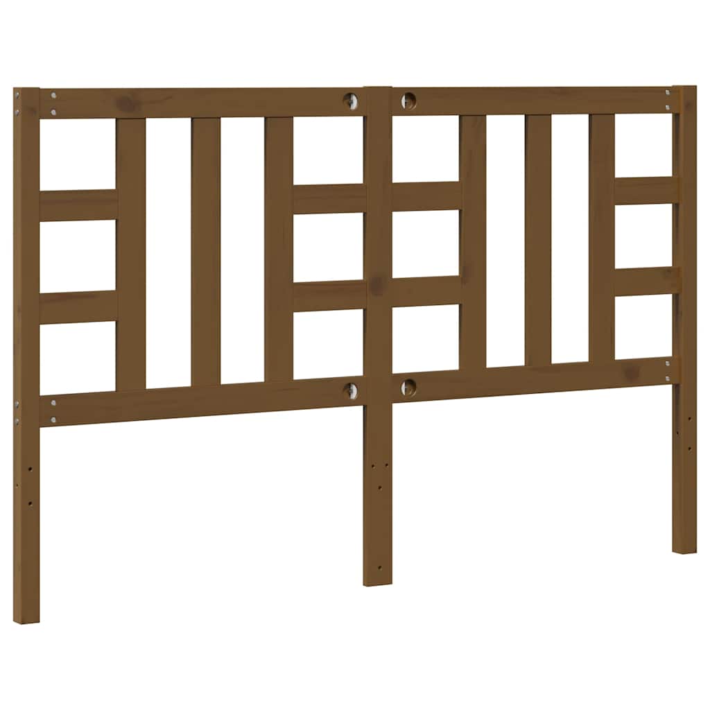 Testiera per Letto Ambra 156x4x100 cm in Legno Massello di Pino