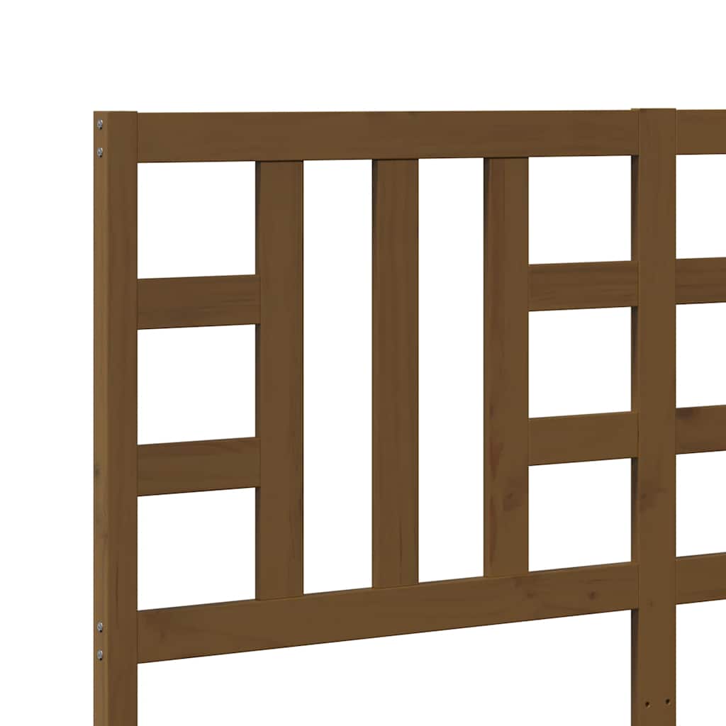 Testiera per Letto Ambra 156x4x100 cm in Legno Massello di Pino