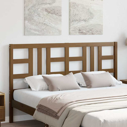 Testiera per Letto Ambra 166x4x100 cm in Legno Massello di Pino | homemem39