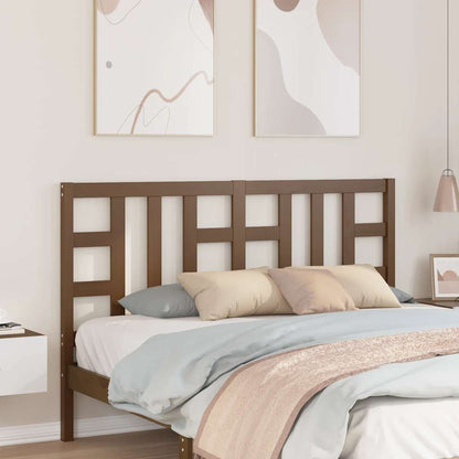 Testiera per Letto Ambra 166x4x100 cm in Legno Massello di Pino | homemem39