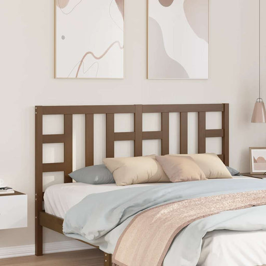 Testiera per Letto Ambra 166x4x100 cm in Legno Massello di Pino | homemem39