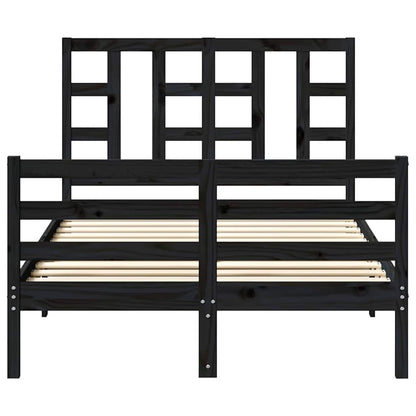 Testiera per Letto Ambra 206x4x100 cm in Legno Massello di Pino