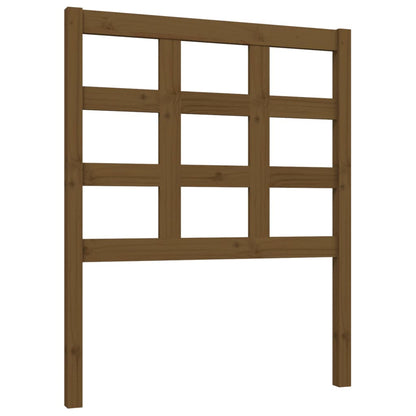 Testiera per Letto ambra 80,5x4x100cm in Legno Massello di Pino | homemem39