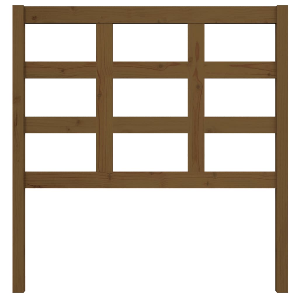 Testiera per Letto ambra 95,5x4x100cm in Legno Massello di Pino