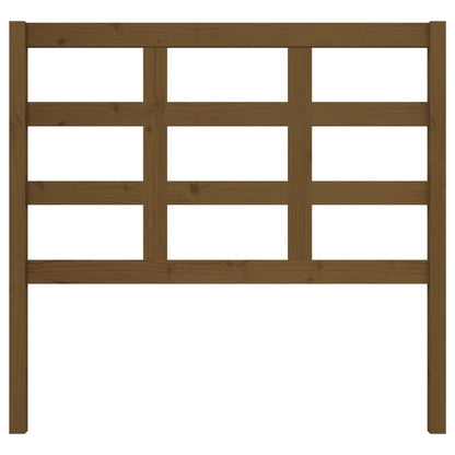 Testiera per Letto ambra 105,5x4x100 cm Legno Massello di Pino - homemem39