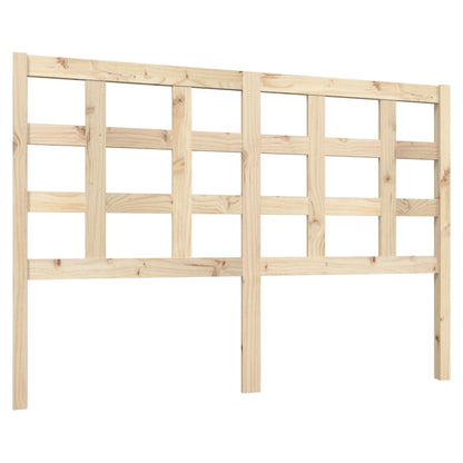 Testiera per Letto 140,5x4x100 cm Legno Massello di Pino