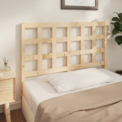 Testiera per Letto 140,5x4x100 cm Legno Massello di Pino