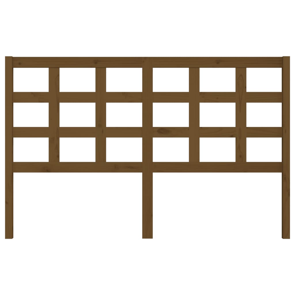 Testiera per Letto Ambra 156x4x100 cm in Legno Massello di Pino - homemem39