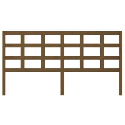 Testiera per Letto ambra 185,5x4x100 cm Legno Massello di Pino - homemem39