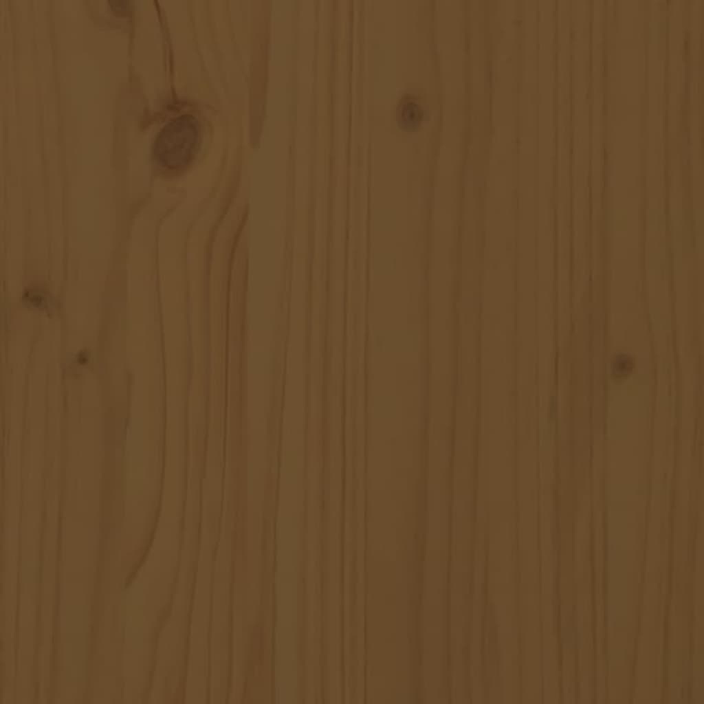 Testiera per Letto ambra 95,5x4x100cm in Legno Massello di Pino