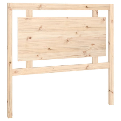 Testiera per Letto 105,5x4x100 cm in Legno Massello di Pino - homemem39