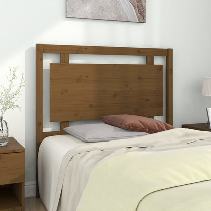 Testiera per Letto ambra 105,5x4x100 cm Legno Massello di Pino - homemem39