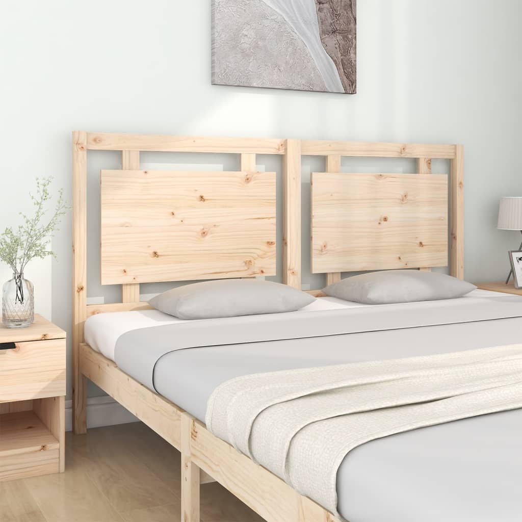 Testiera per Letto 165,5x4x100 cm in Legno Massello di Pino - homemem39