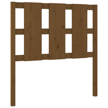 Testiera per Letto ambra 105,5x4x100 cm Legno Massello di Pino - homemem39