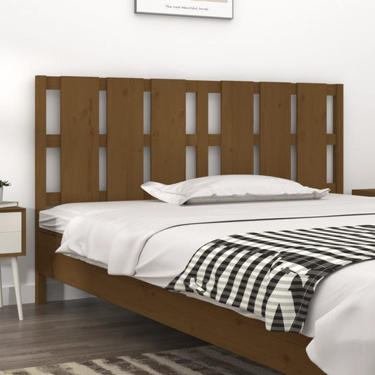 Testiera per Letto ambra 185,5x4x100 cm Legno Massello di Pino | homemem39