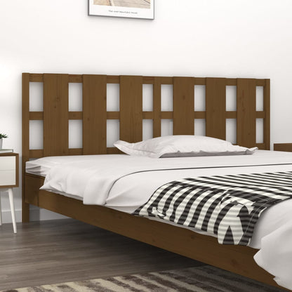 Testiera per Letto ambra 205,5x4x100 cm Legno Massello di Pino - homemem39