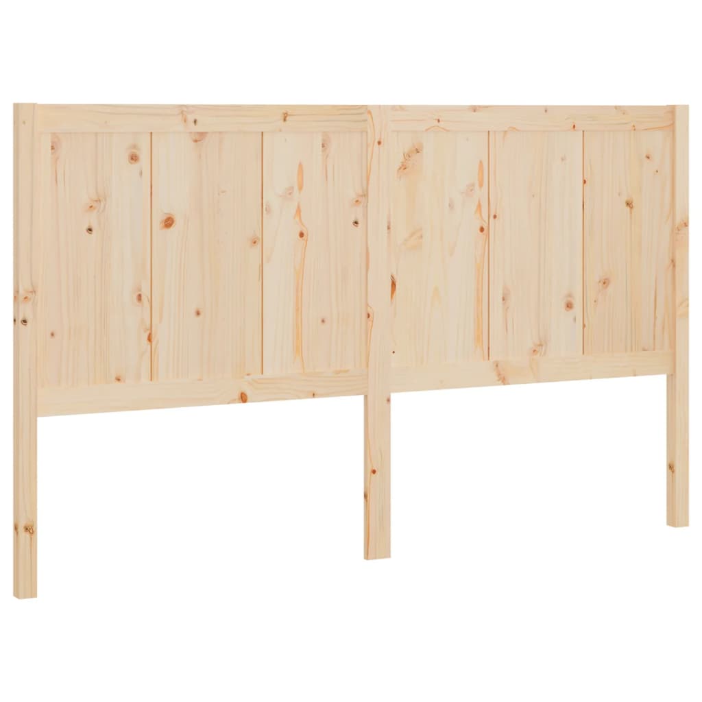 Testiera per Letto 155,5x4x100 cm in Legno Massello di Pino | homemem39
