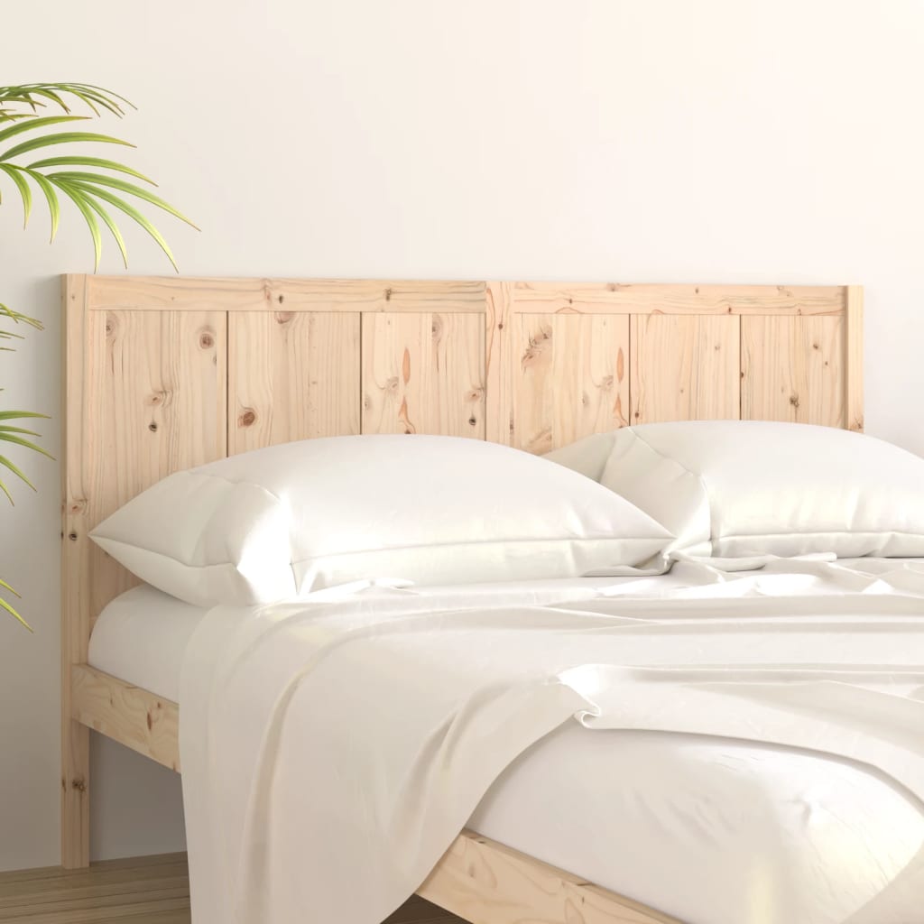 Testiera per Letto 155,5x4x100 cm in Legno Massello di Pino | homemem39