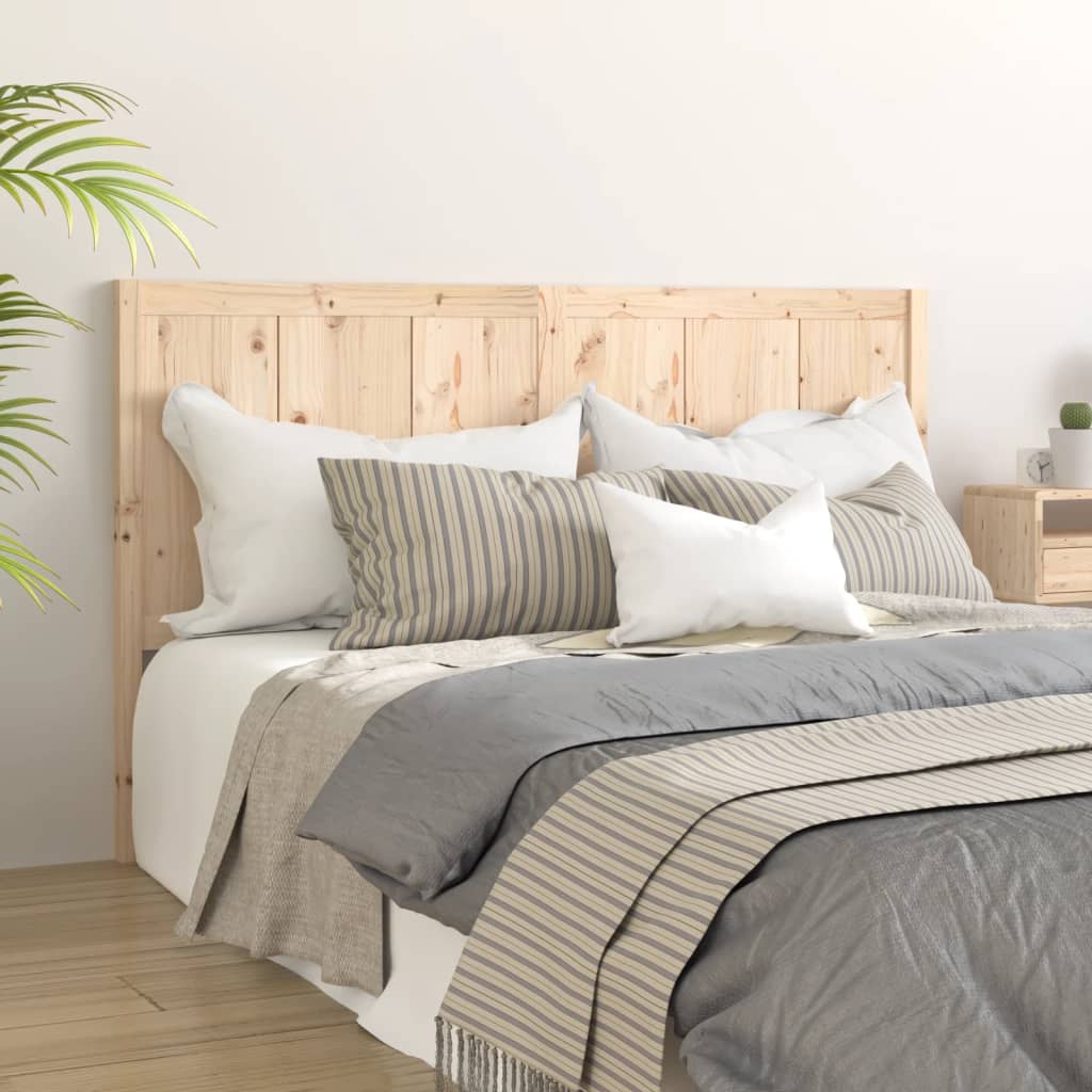 Testiera per Letto 155,5x4x100 cm in Legno Massello di Pino | homemem39