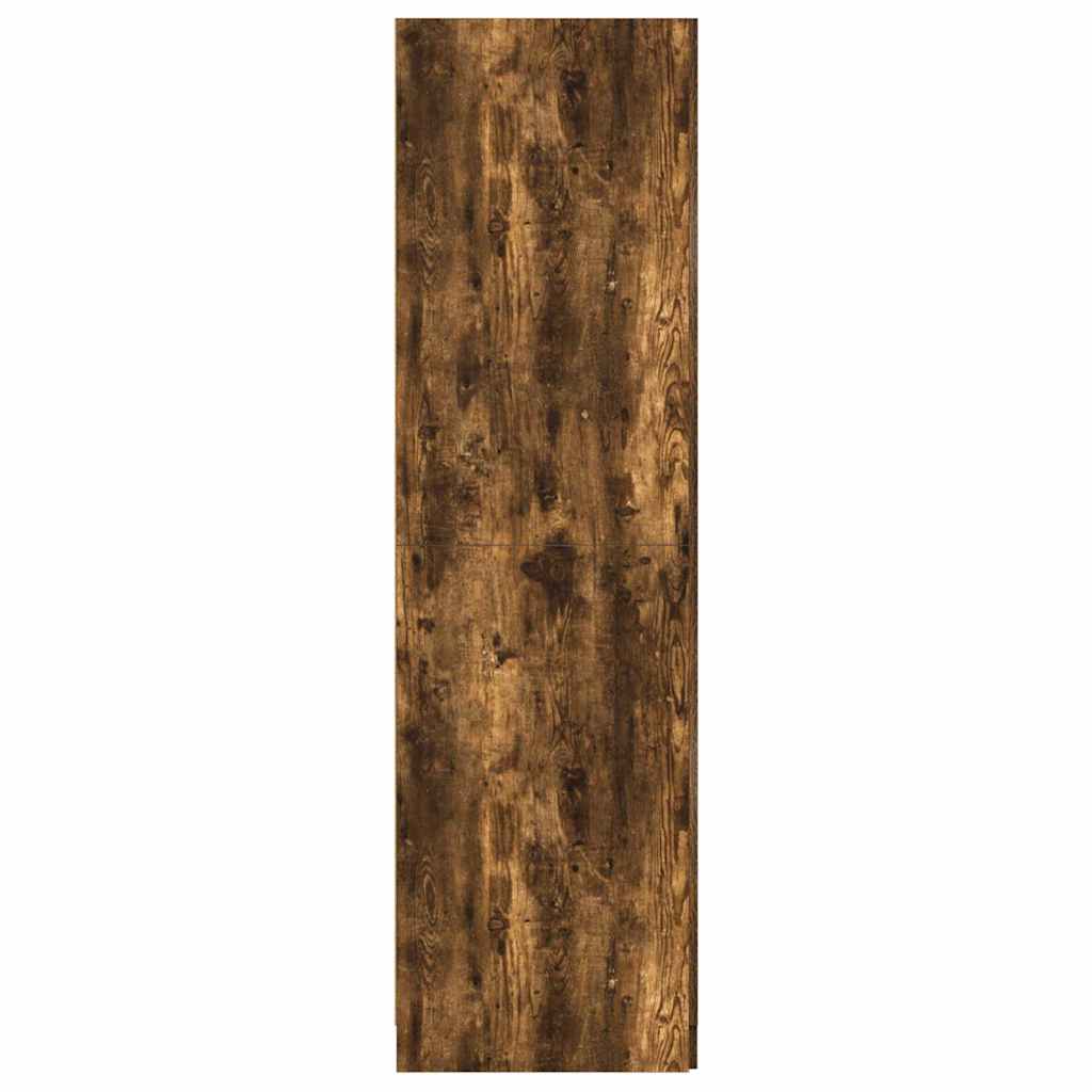 Armadio Rovere Fumo 80x52x180 cm in Legno Multistrato