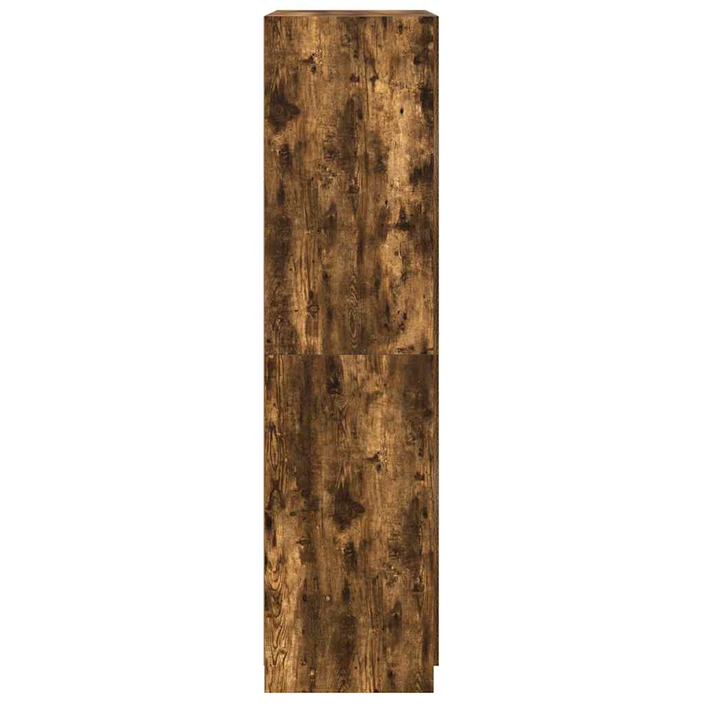 Armadio Rovere Fumo 90x52x200 cm in Legno Multistrato
