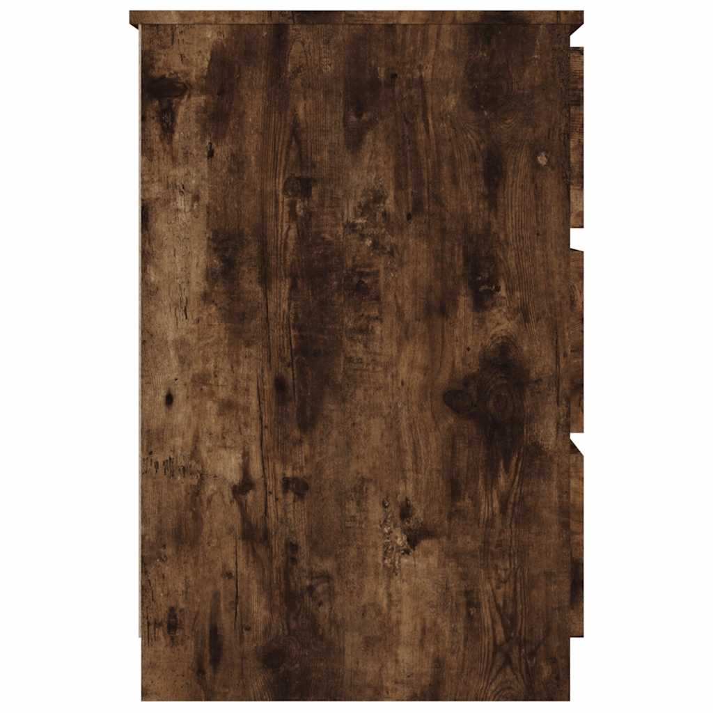 Scrivania Rovere Fumo 140x50x77 cm in Legno Multistrato - homemem39