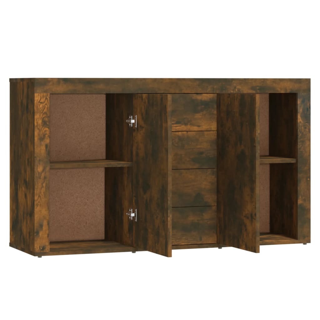 Credenza Rovere Fumo 120x36x69 cm in Legno Multistrato - homemem39