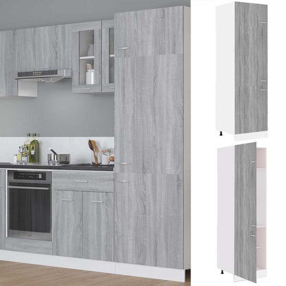 Armadio per Frigo “Lyon” Grigio Sonoma 60x57x207 cm
