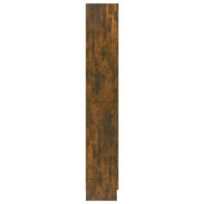Mobile Vetrina Rovere Fumo 82,5x30,5x185 cm Legno Multistrato | homemem39