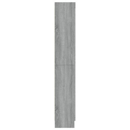 Mobile Vetrina Grigio Sonoma 82,5x30,5x185,5 Legno Multistrato - homemem39