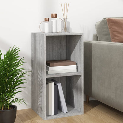 Contenitore Vinili Grigio Sonoma 71x34x36 cm Legno Multistrato - homemem39